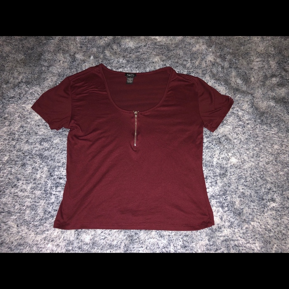 Burgundy Top